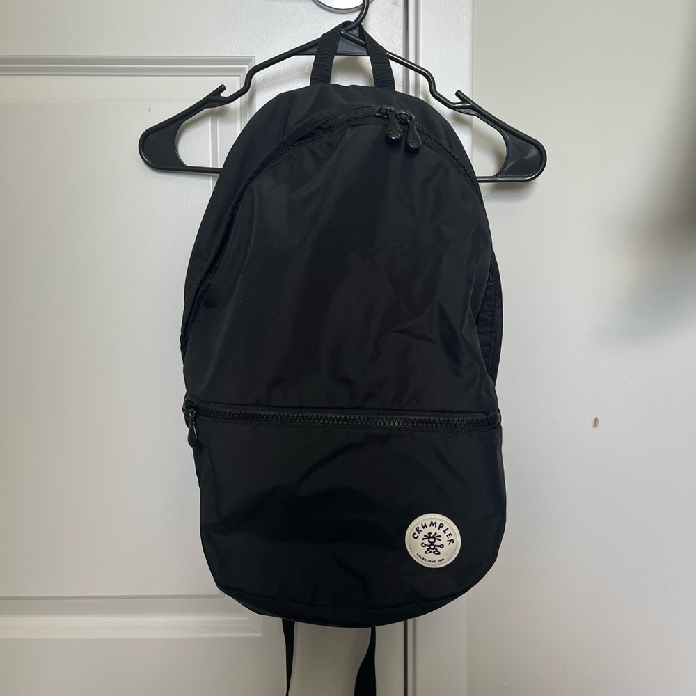Black Crumpler Backpack Made in Australia